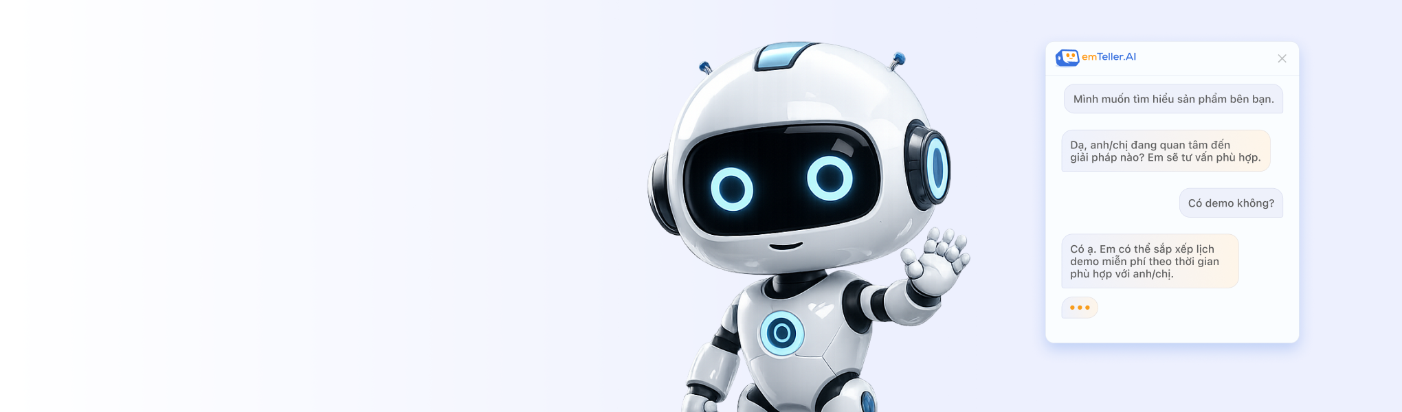 AI-powered customer support illustration