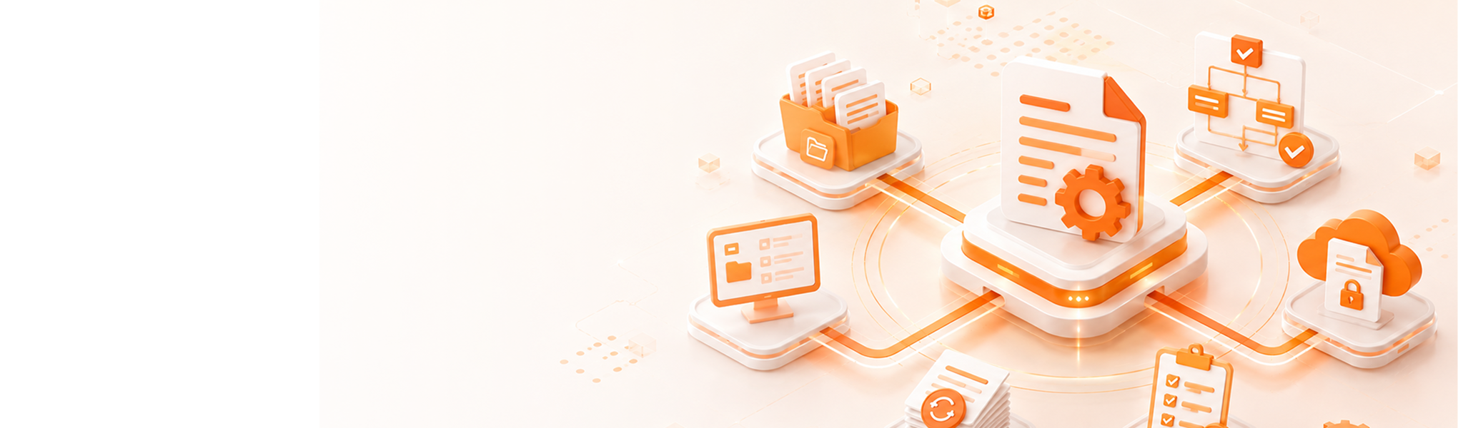 Document and workflow automation illustration