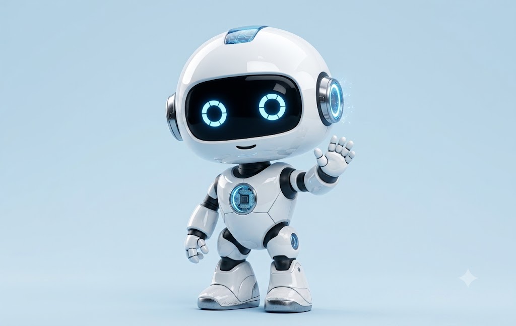 AI-powered customer support illustration