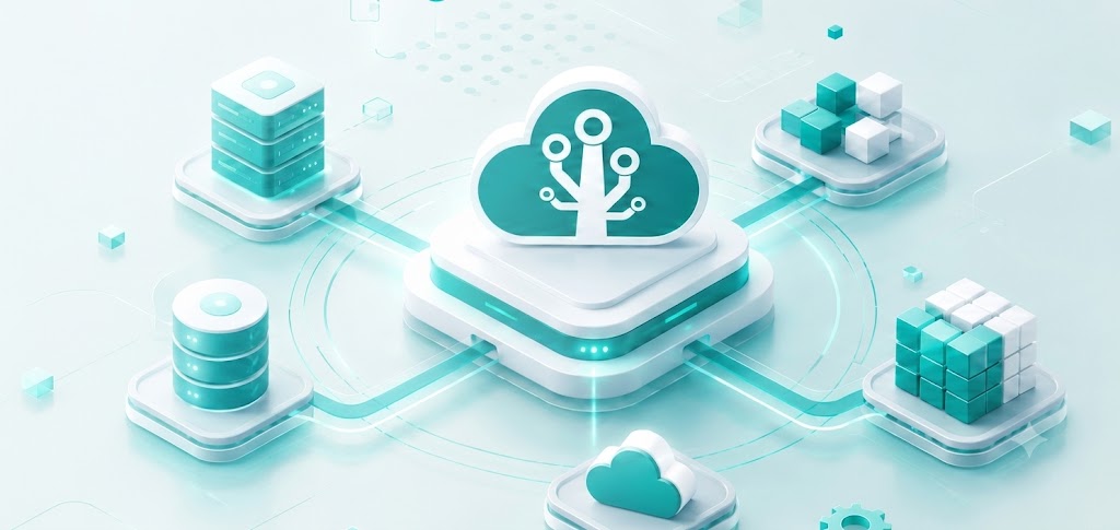 Scalable data and analytics platform illustration