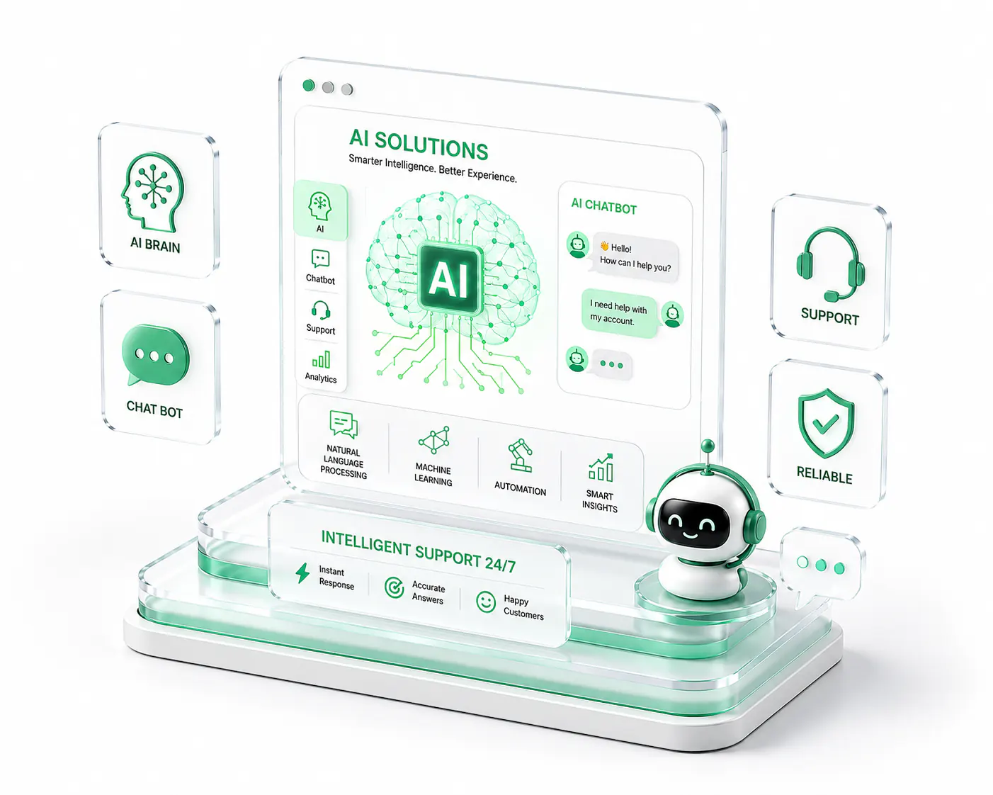 AI and data service illustration