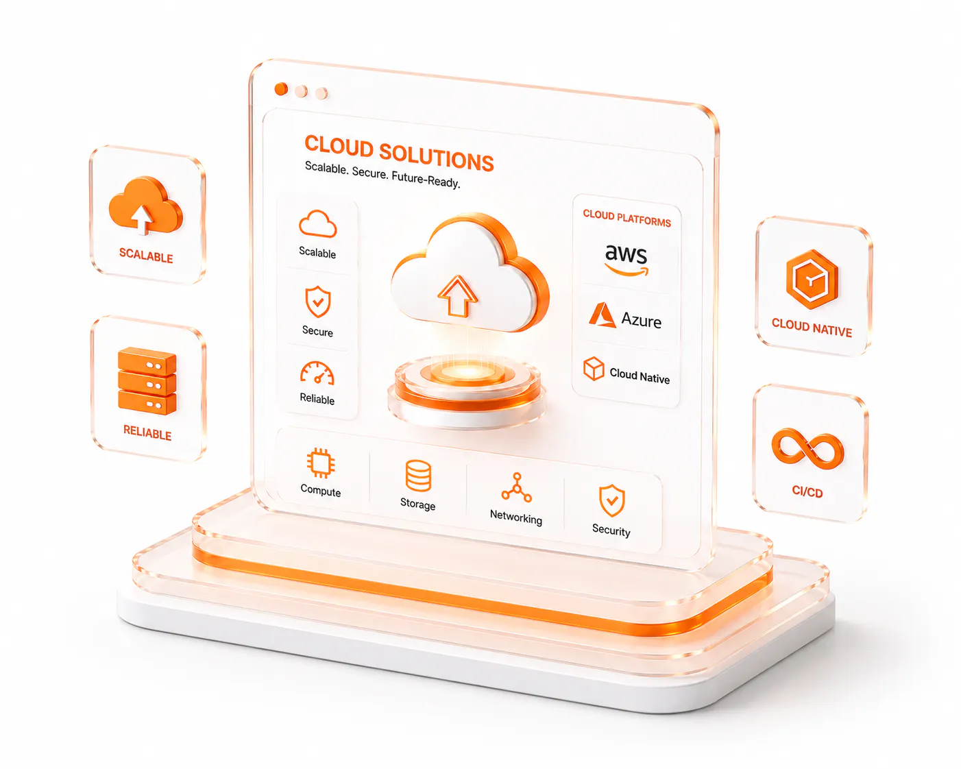 Cloud service illustration