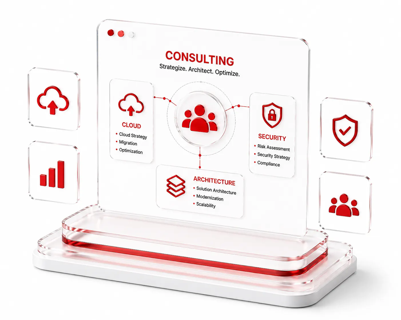 Consulting service illustration