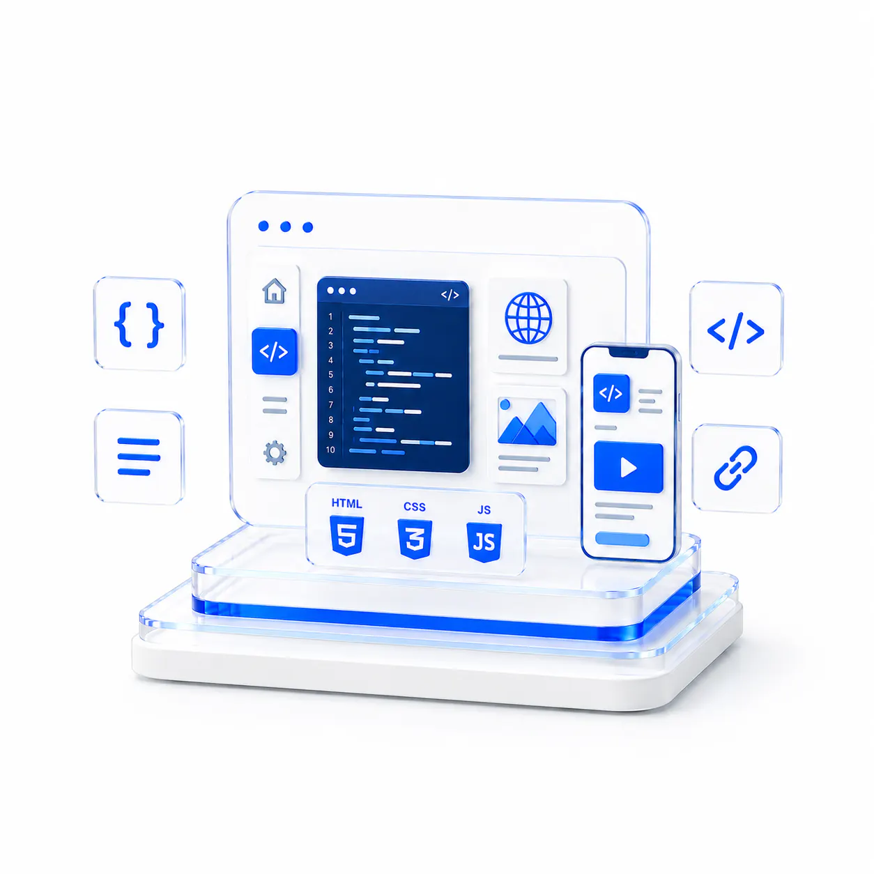 Software development service illustration